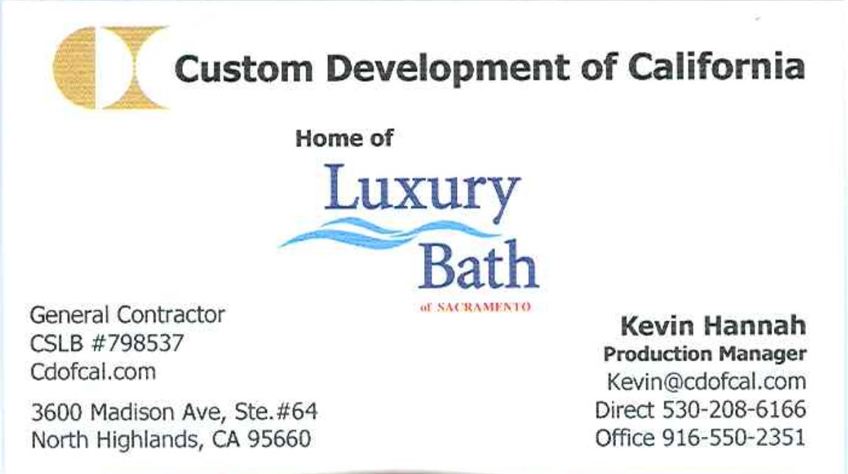 Custom Design of California